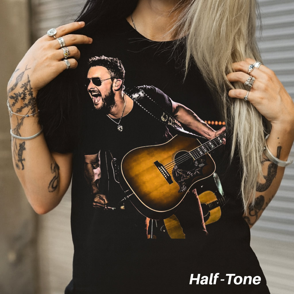 DTF Transfer Half-Tone Eric C The Chief Country