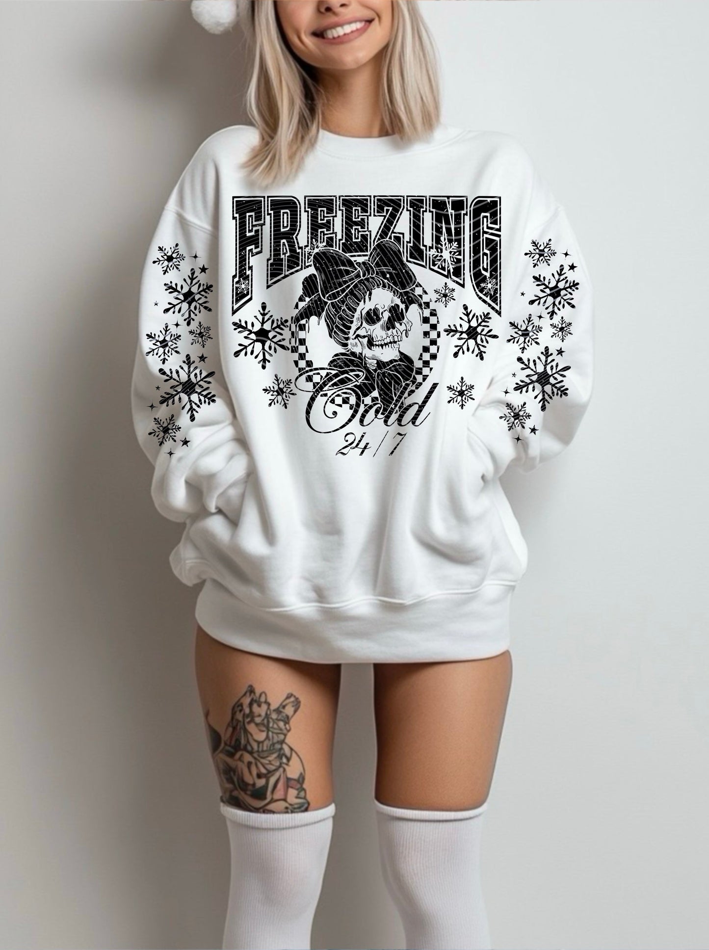 Sweatshirt Hoodie Crewneck T-Shirt Happy Valentines Freezing .