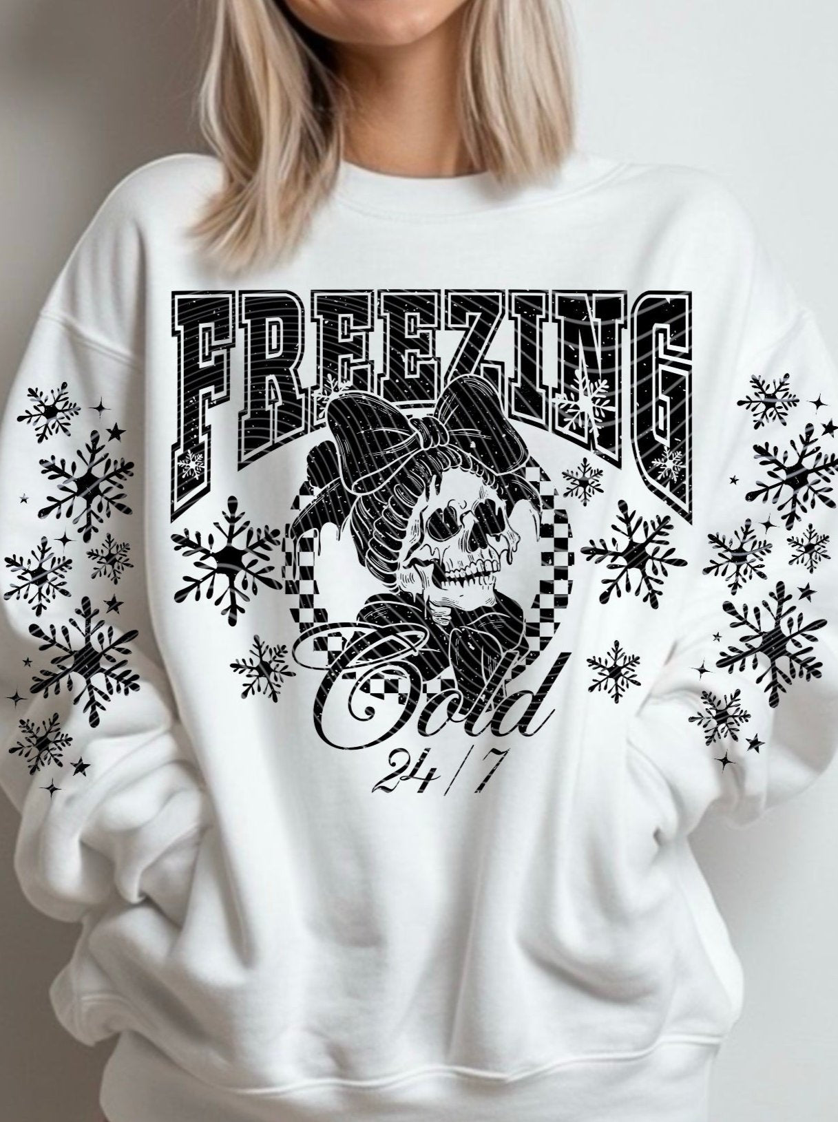Sweatshirt Hoodie Crewneck T-Shirt Happy Valentines Freezing .