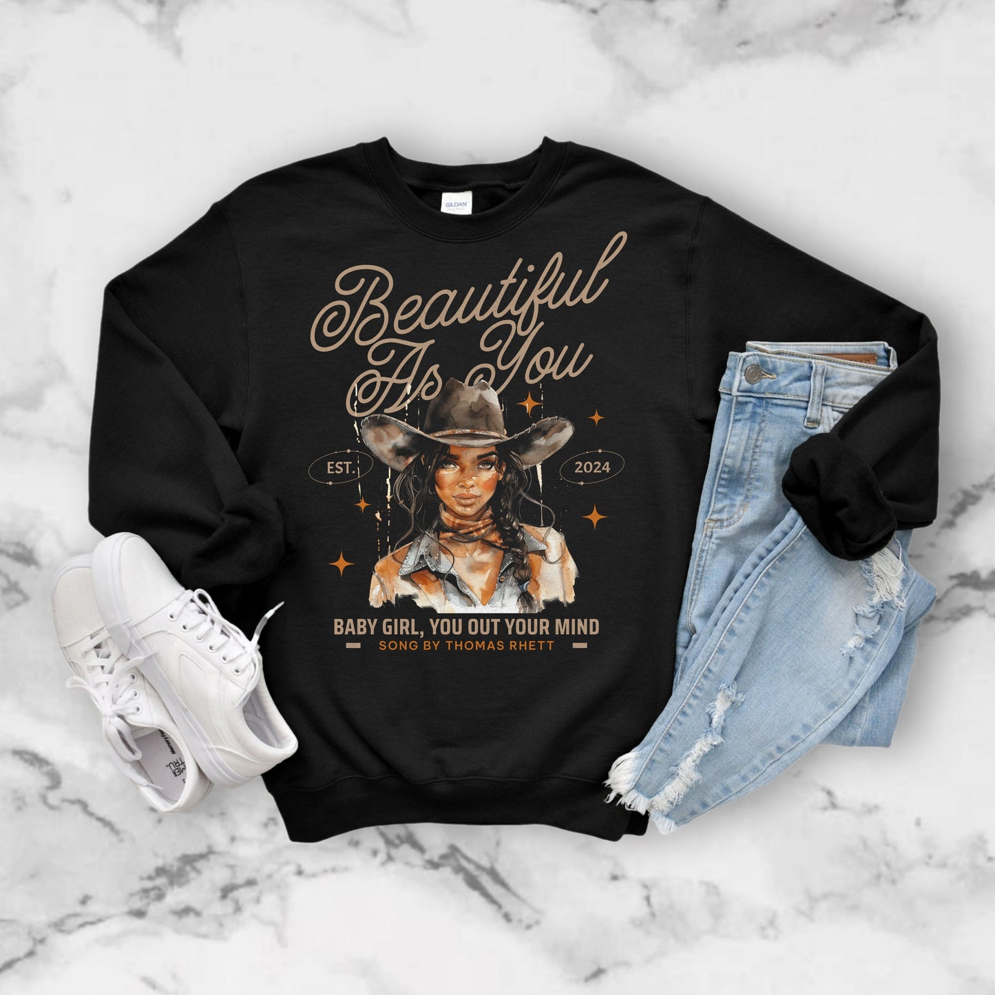 T-Shirts Tee's Sweatshirts Western Beautiful As You : Thomas Rhett
