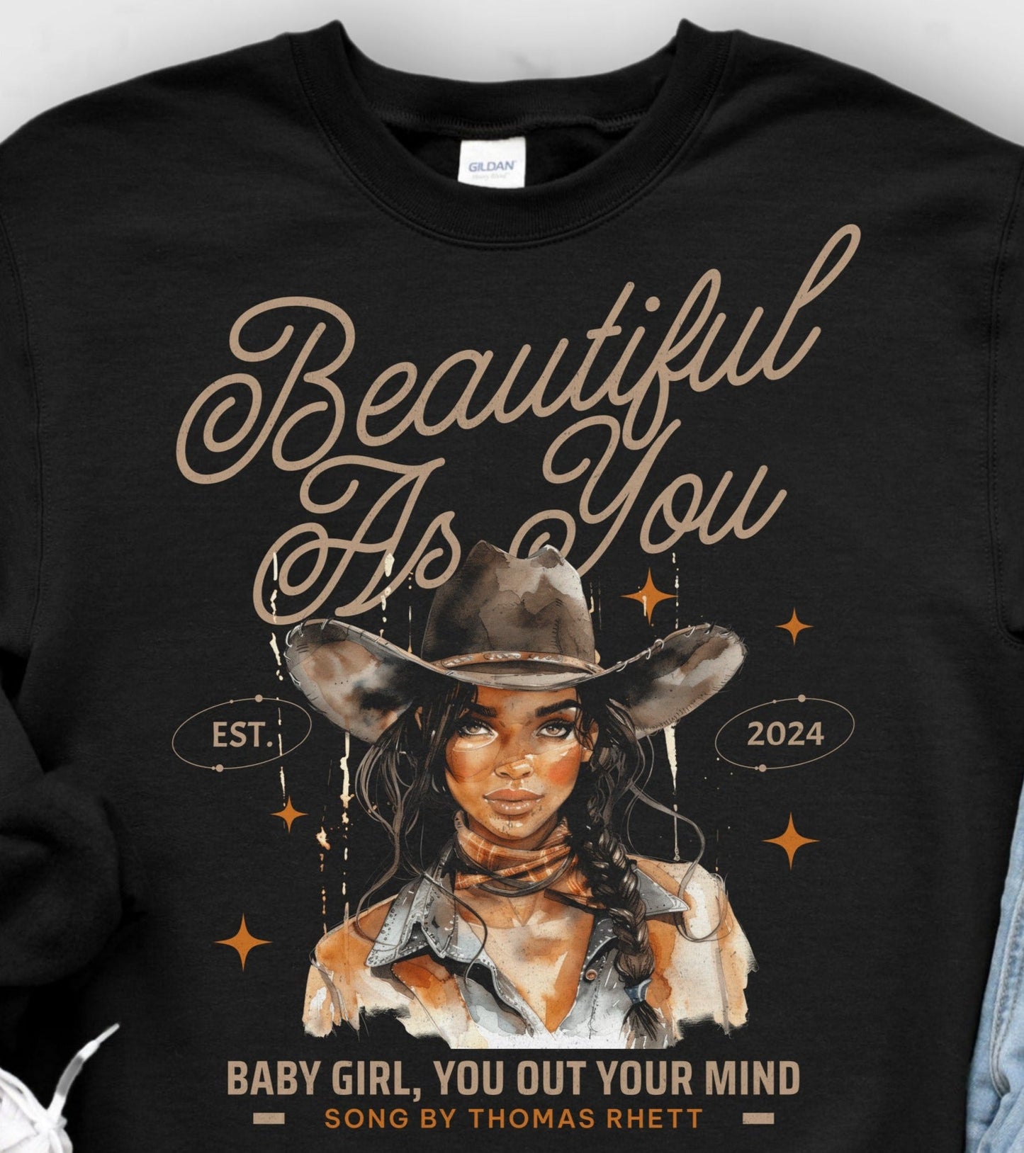 T-Shirts Tee's Sweatshirts Western Beautiful As You : Thomas Rhett