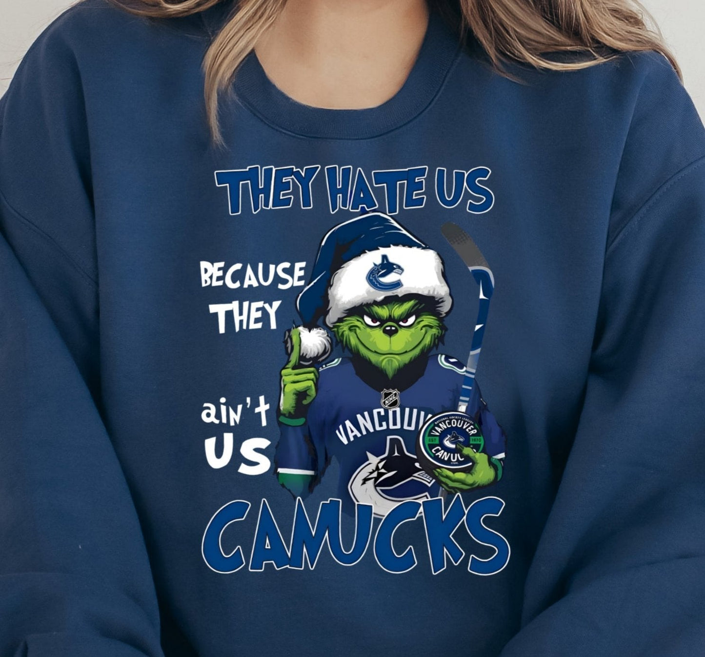 Sweatshirt Hoodie T-Shirt Christmas They Hate Us Cause They Are Not Us