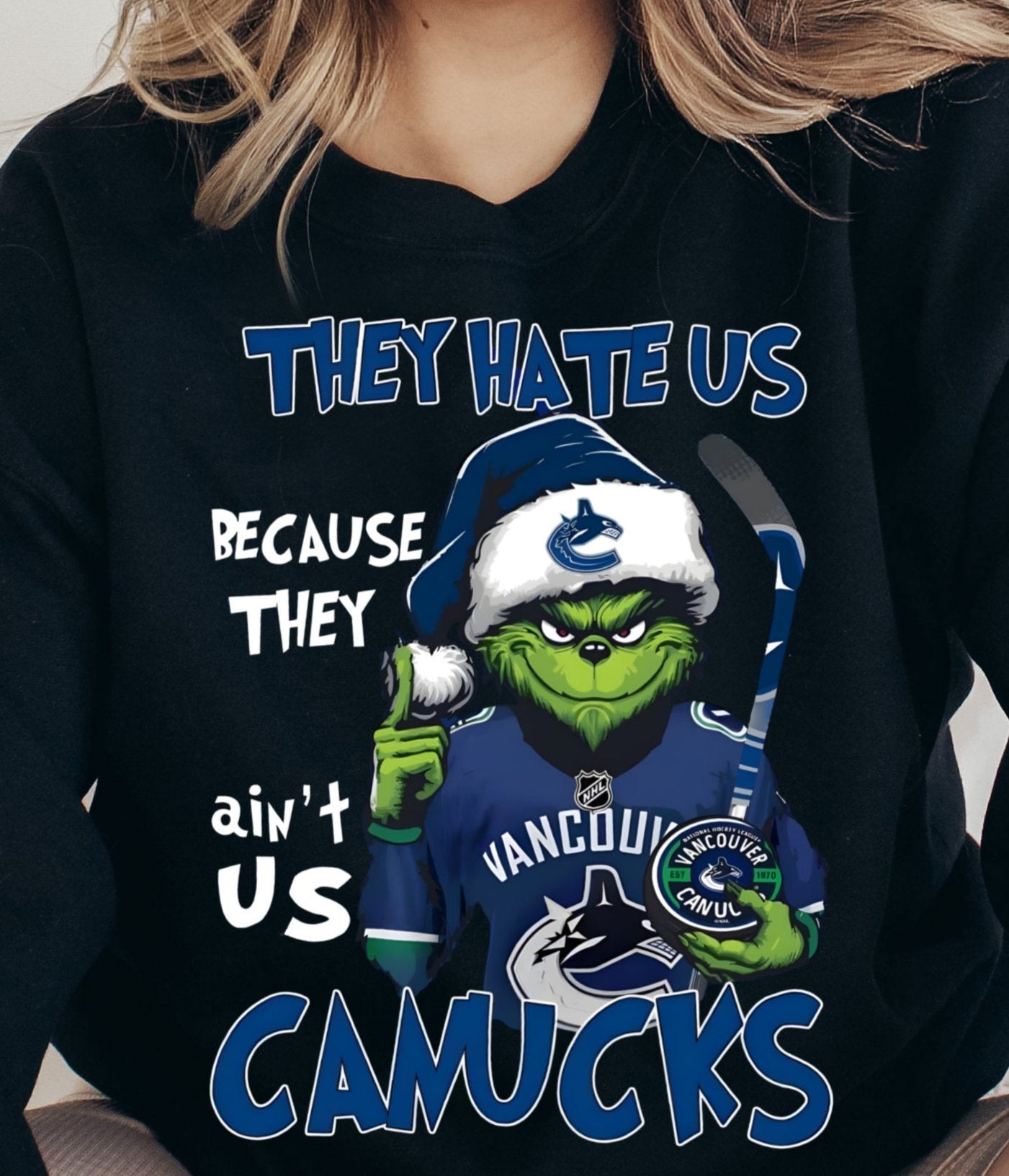Sweatshirt Hoodie T-Shirt Christmas They Hate Us Cause They Are Not Us