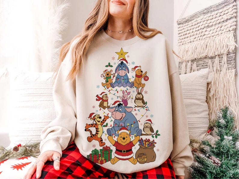 DTF Transfer – Christmas Character Tree Holiday Design