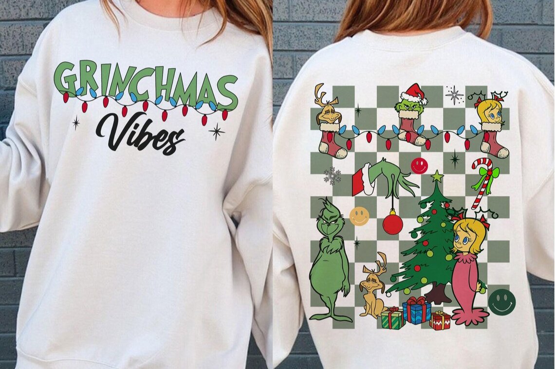 DTF Transfer Christmas Vibes Vintage