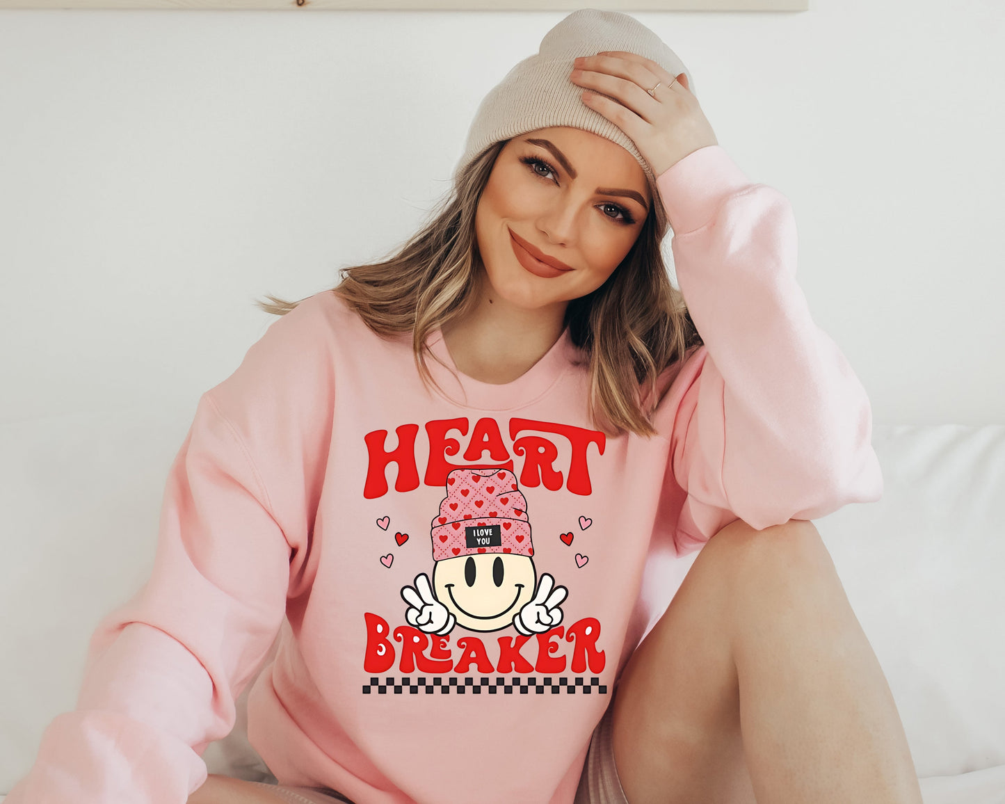 Sweatshirt Or T-Shirt Hoodie Happy Valentines Heart Breaker