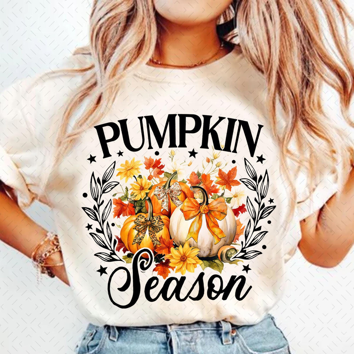 Coquette Pumpkin – Fall Pumpkin – Design 2 DTF Transfer