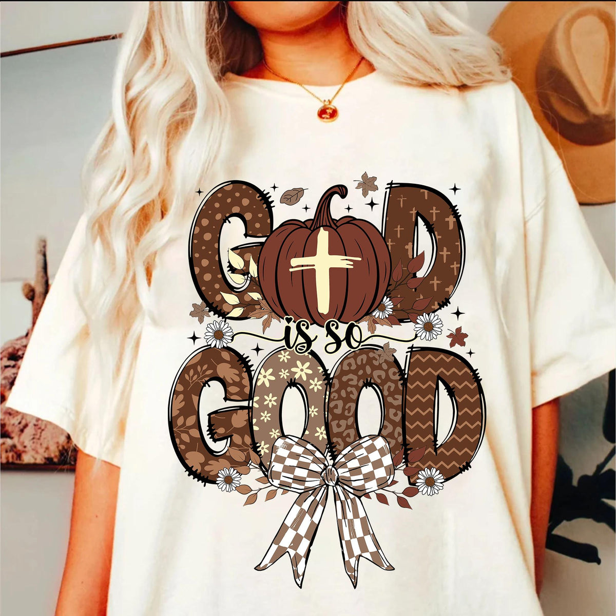 God is so Good – Fall Christian Coquette DTF Transfer