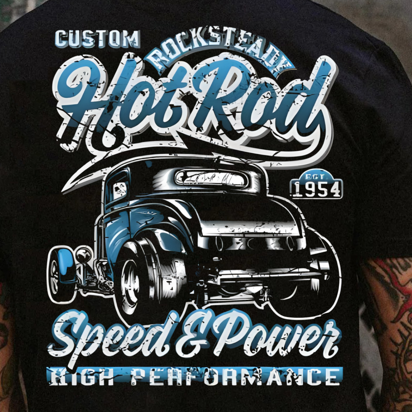 Sweatshirt Hoodie T-Shirt Gear Heads Custom Hot Rod