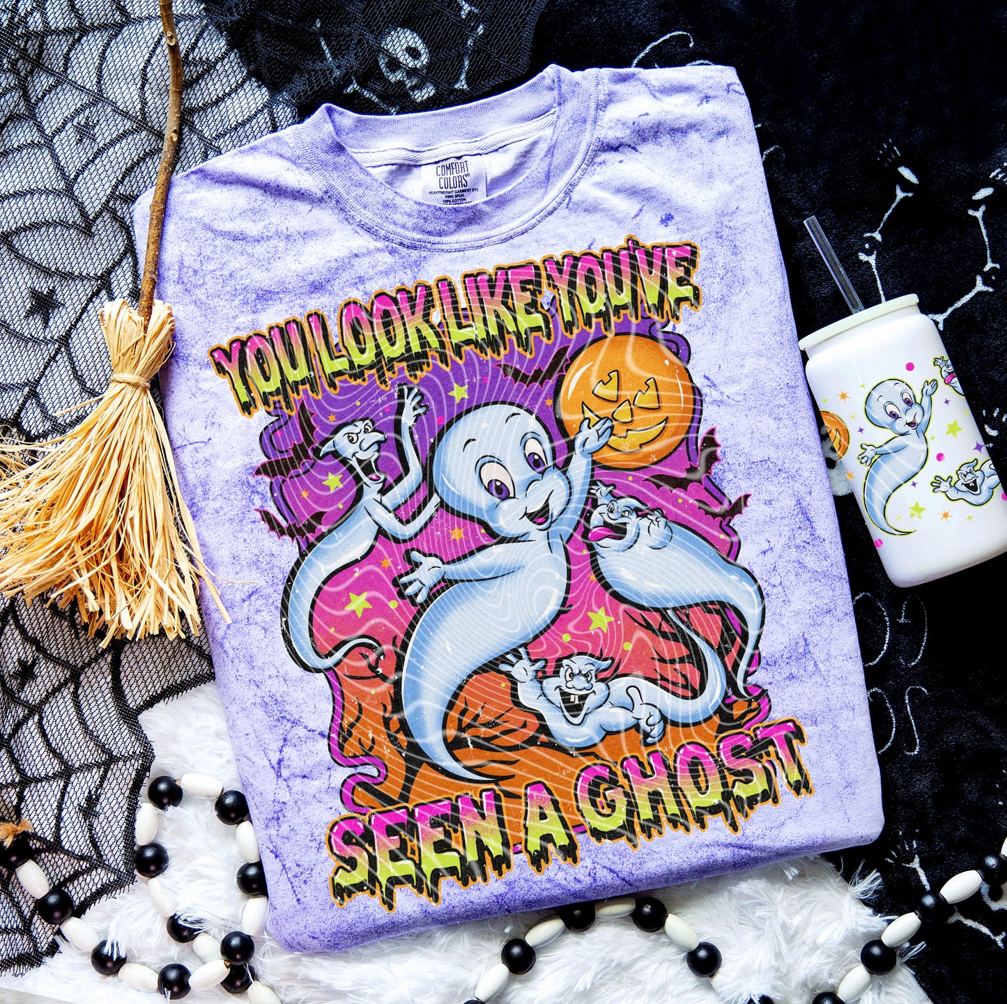 DTF Transfer Fall Halloween Spooky The Ghost / Seen A Ghost