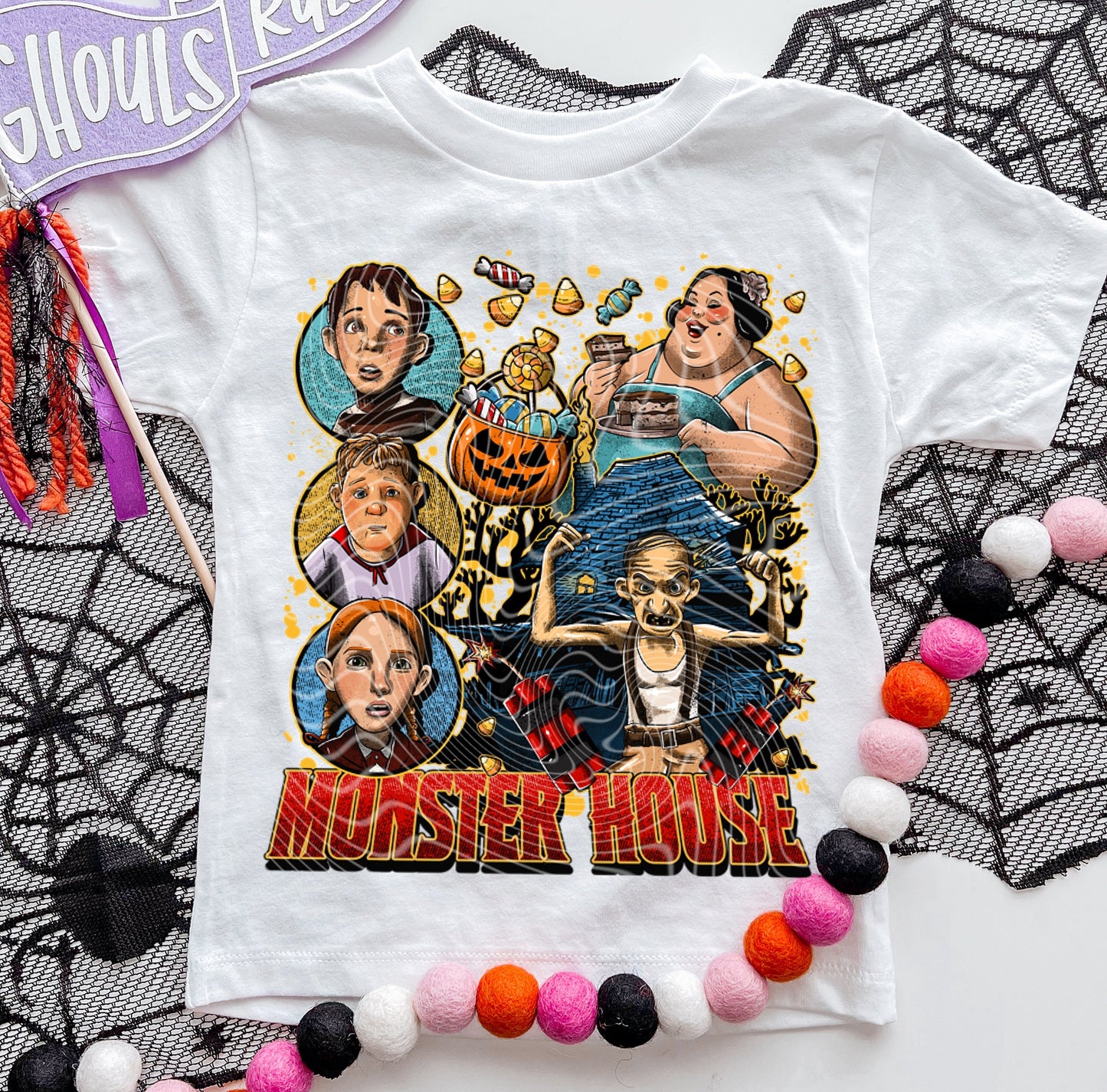 Sweatshirt Hoodie Or T-Shirt Fall Halloween Monster House