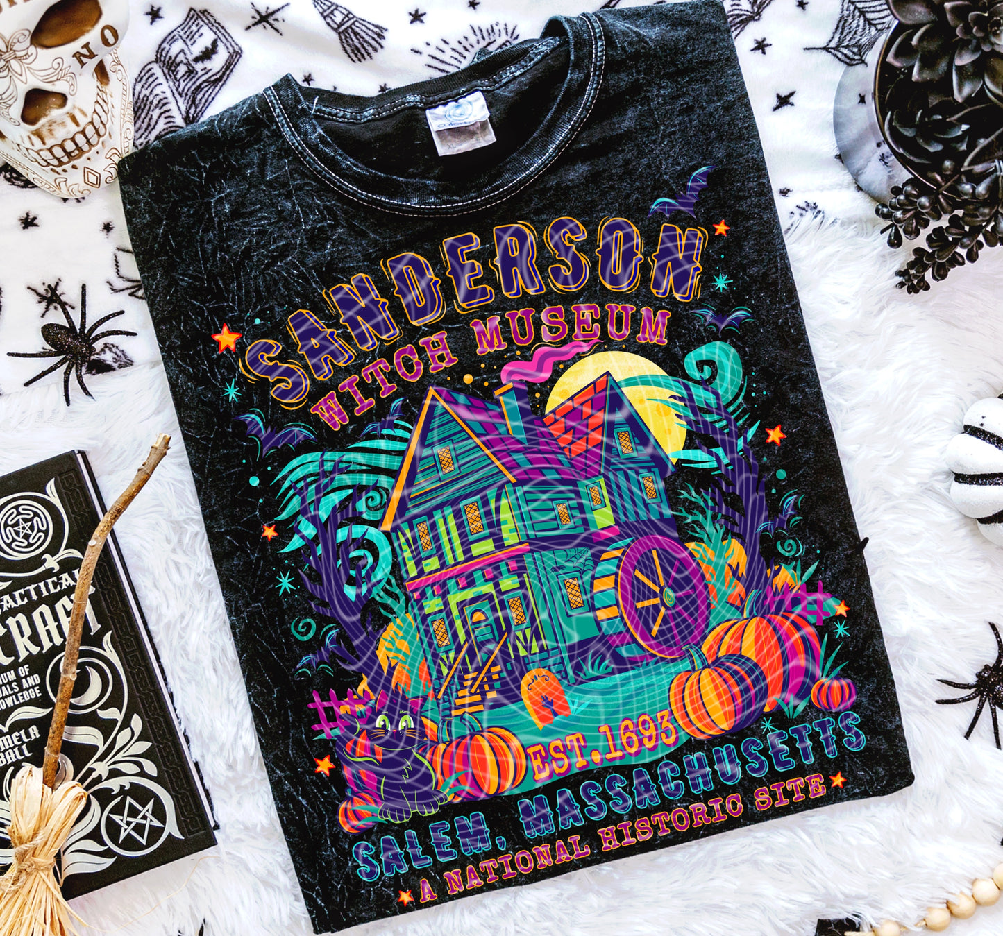 Sanderson Witch Museum – Salem Massachusetts Halloween Sweatshirt & Skirt Set
