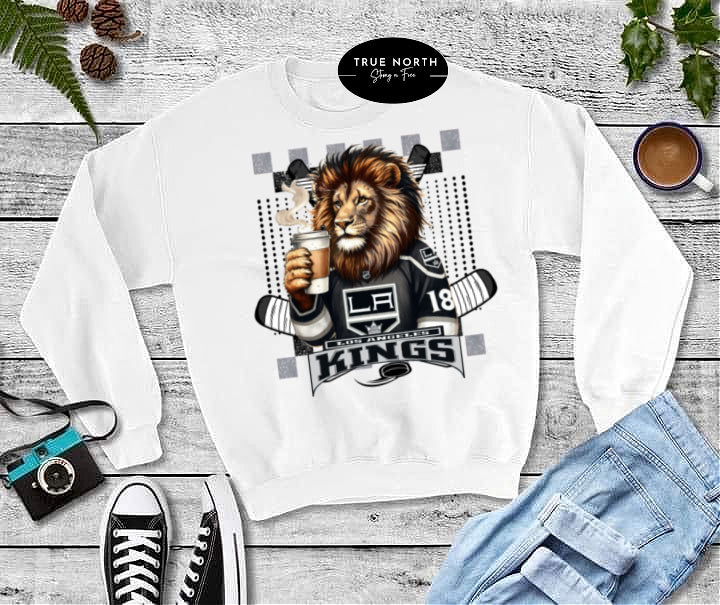 DTF Transfer Los Angeles Kings Coffee Time