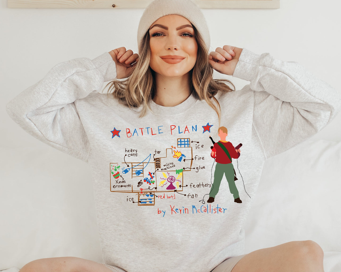 Sweatshirt Hoodie Or T-Shirt Christmas Kevin's Plan