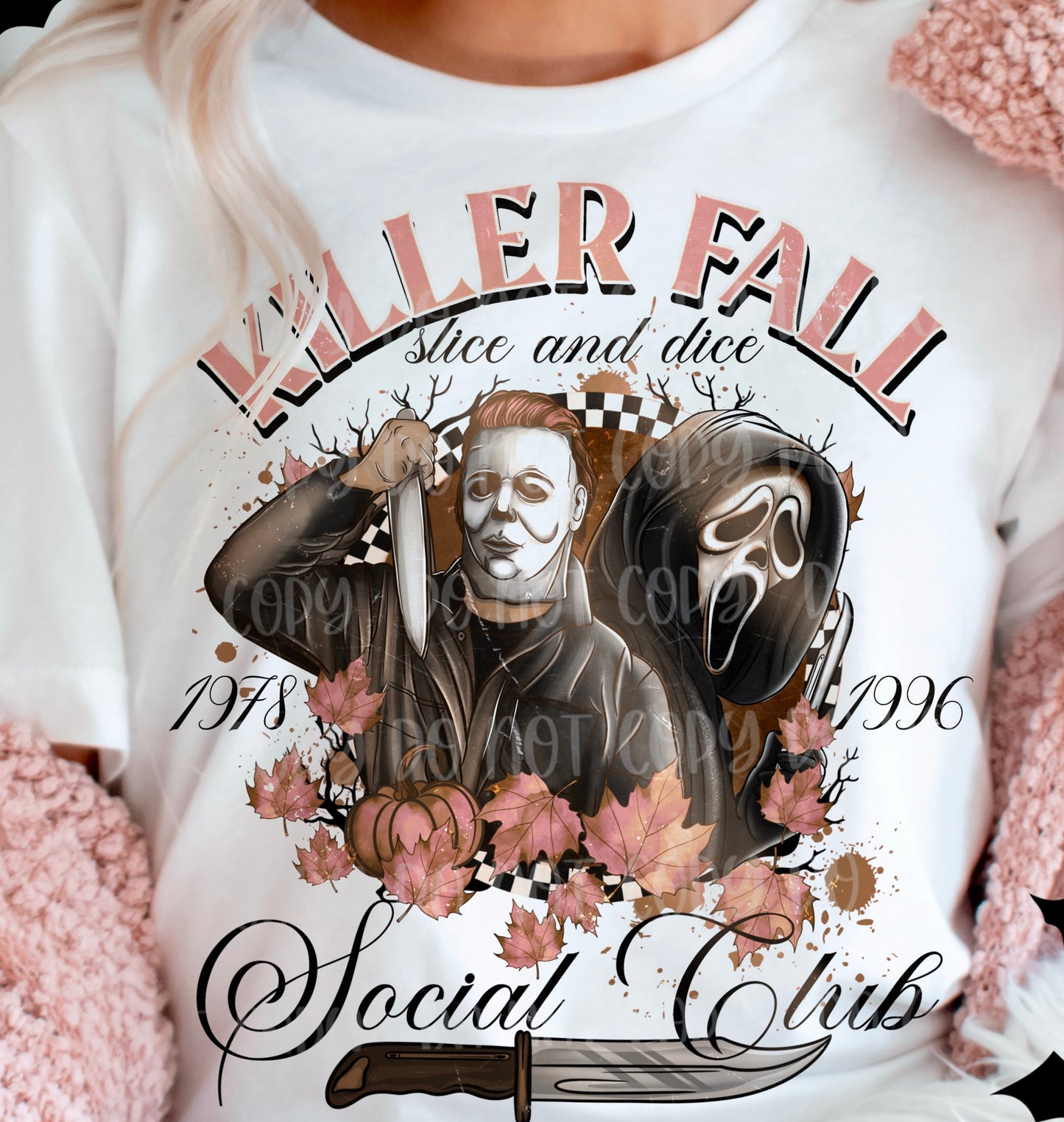 DTF Transfer Fall Killing Fall Social Club