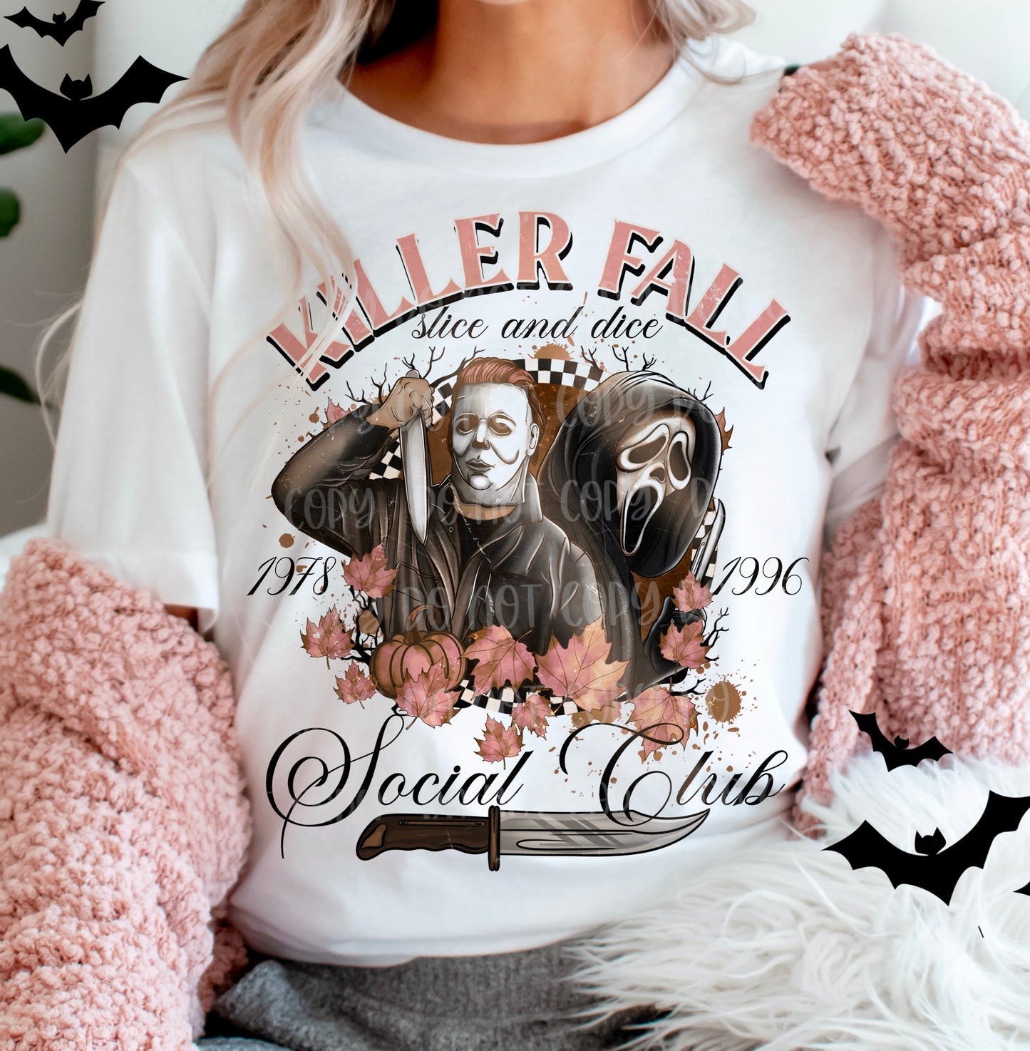 DTF Transfer Fall Killing Fall Social Club