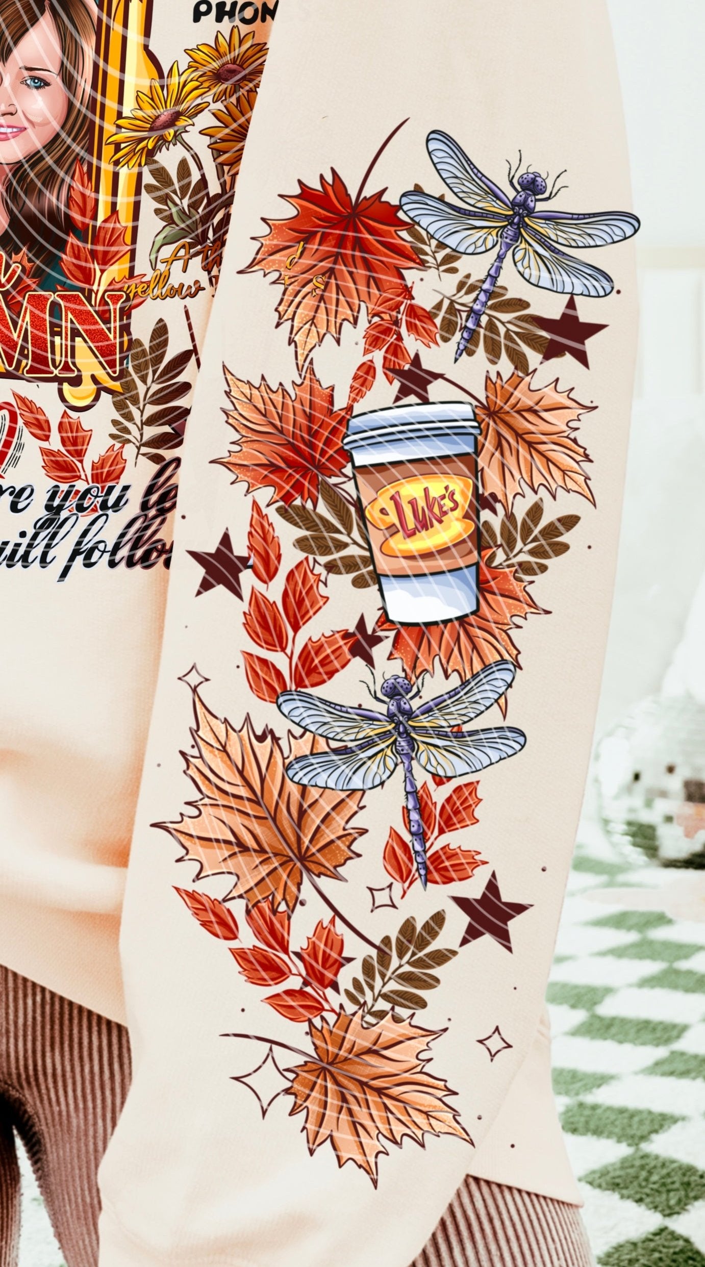 DTF Transfer Gilmoree Girls Lukes With Sleeve Print