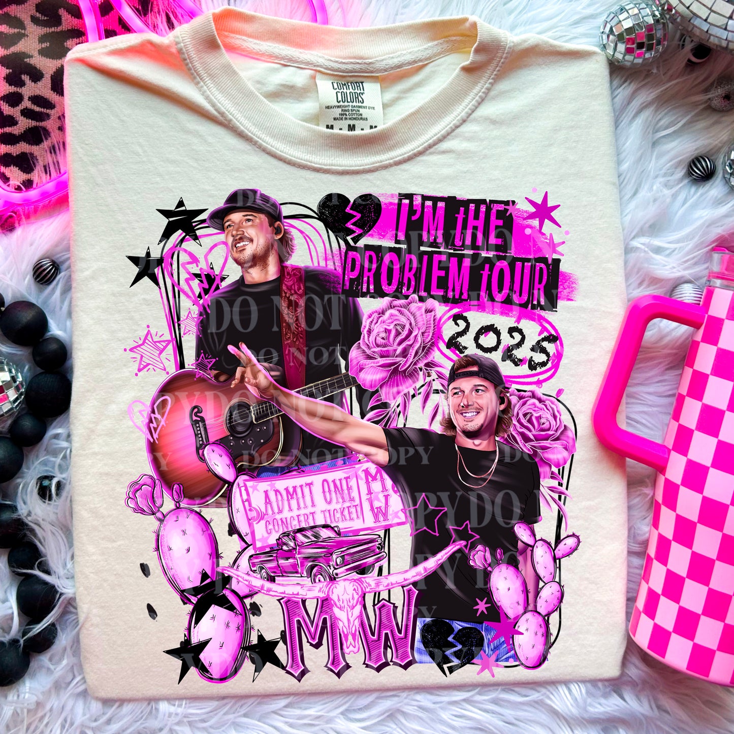 DTF Transfer I'm The Problem Tour Concert Vibes