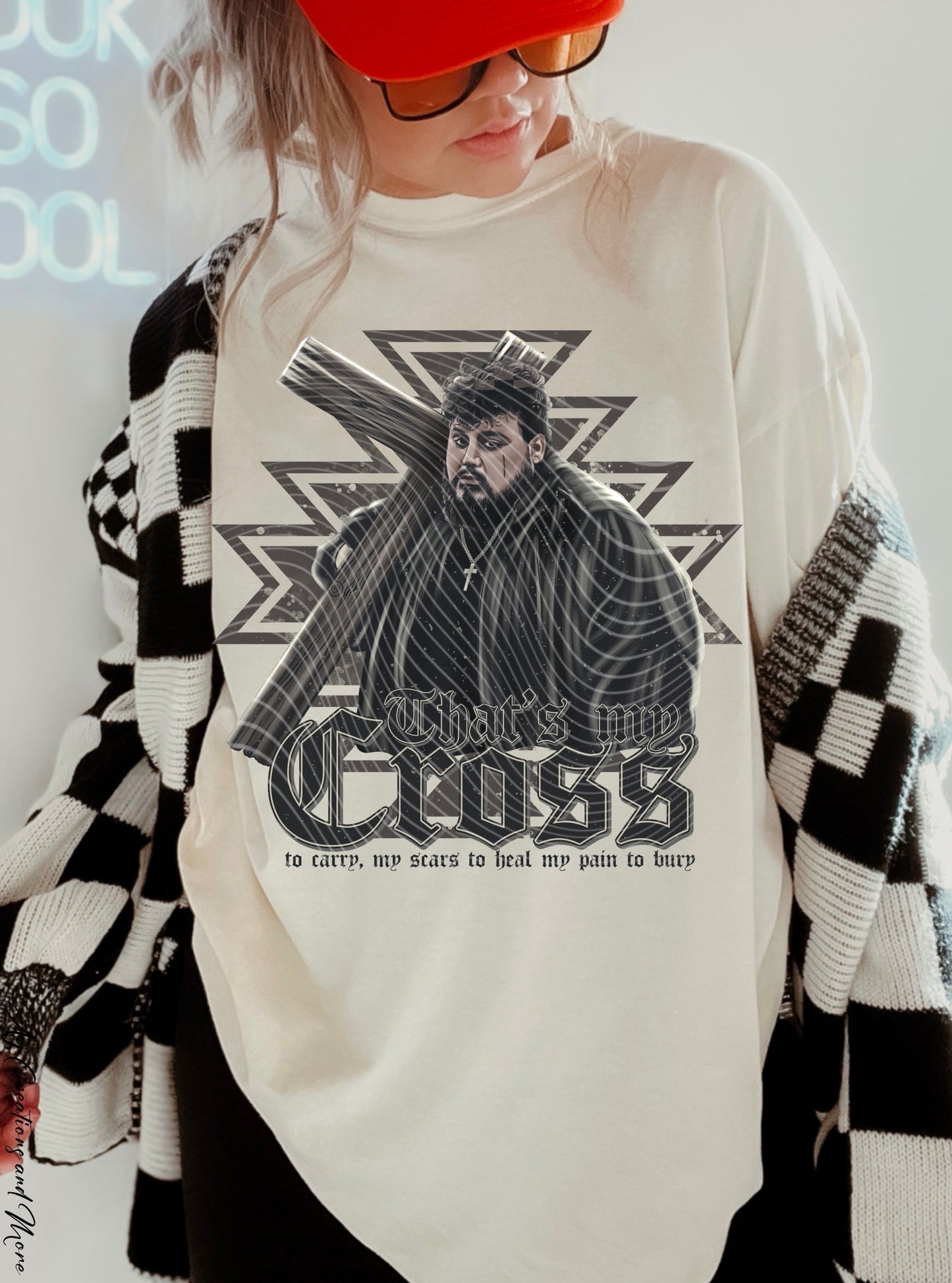 Sweatshirt Or T-Shirt Hoodie Country Rustic Jelly R Take Up Your Cross