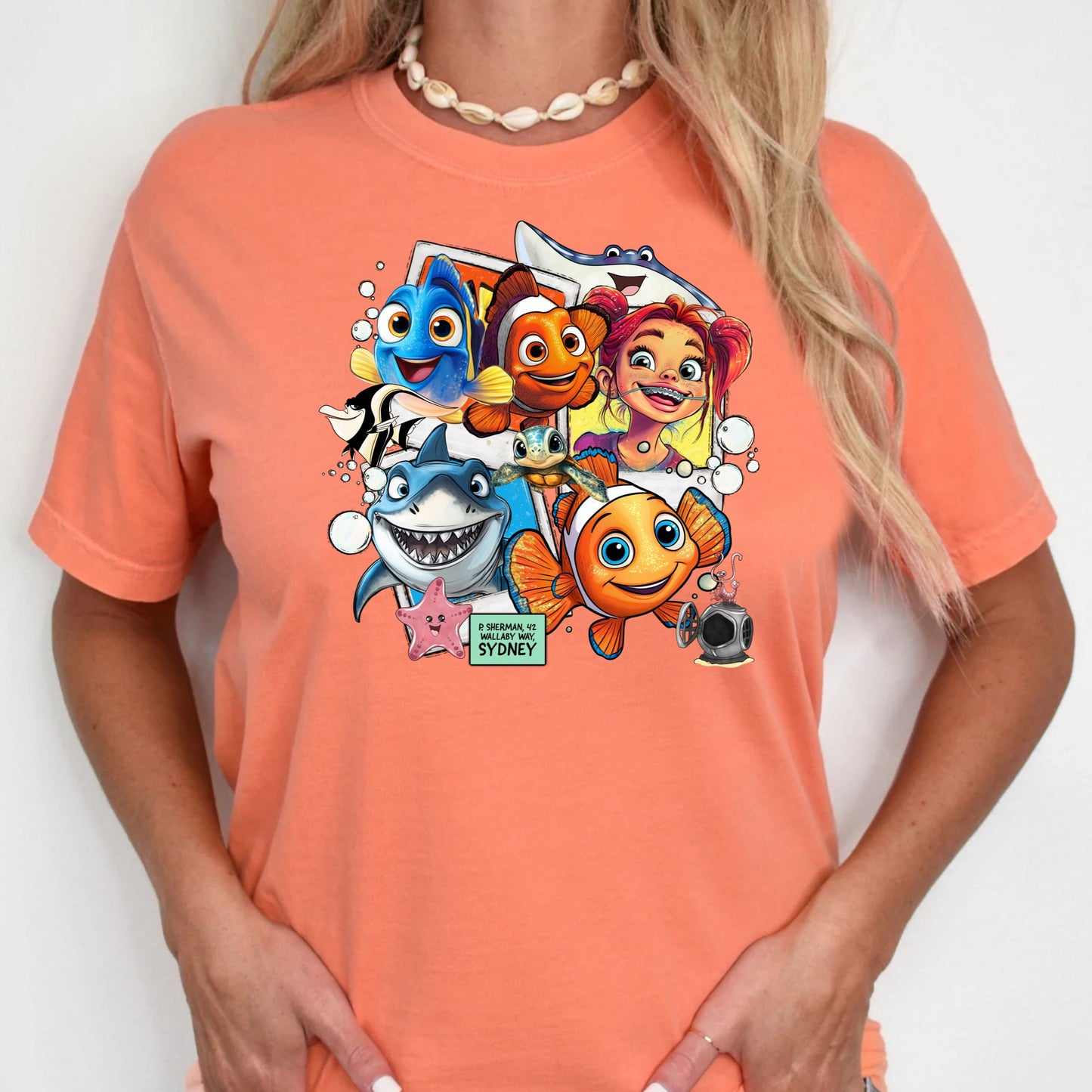 DTF Transfer Finding Clown Fish Inspired Print