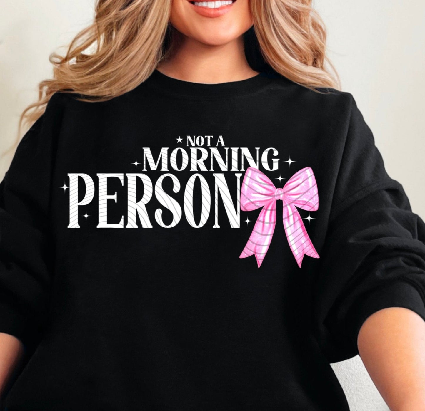 Sweatshirt Or T-Shirt Hoodie Happy Valentines Not A Morning Person