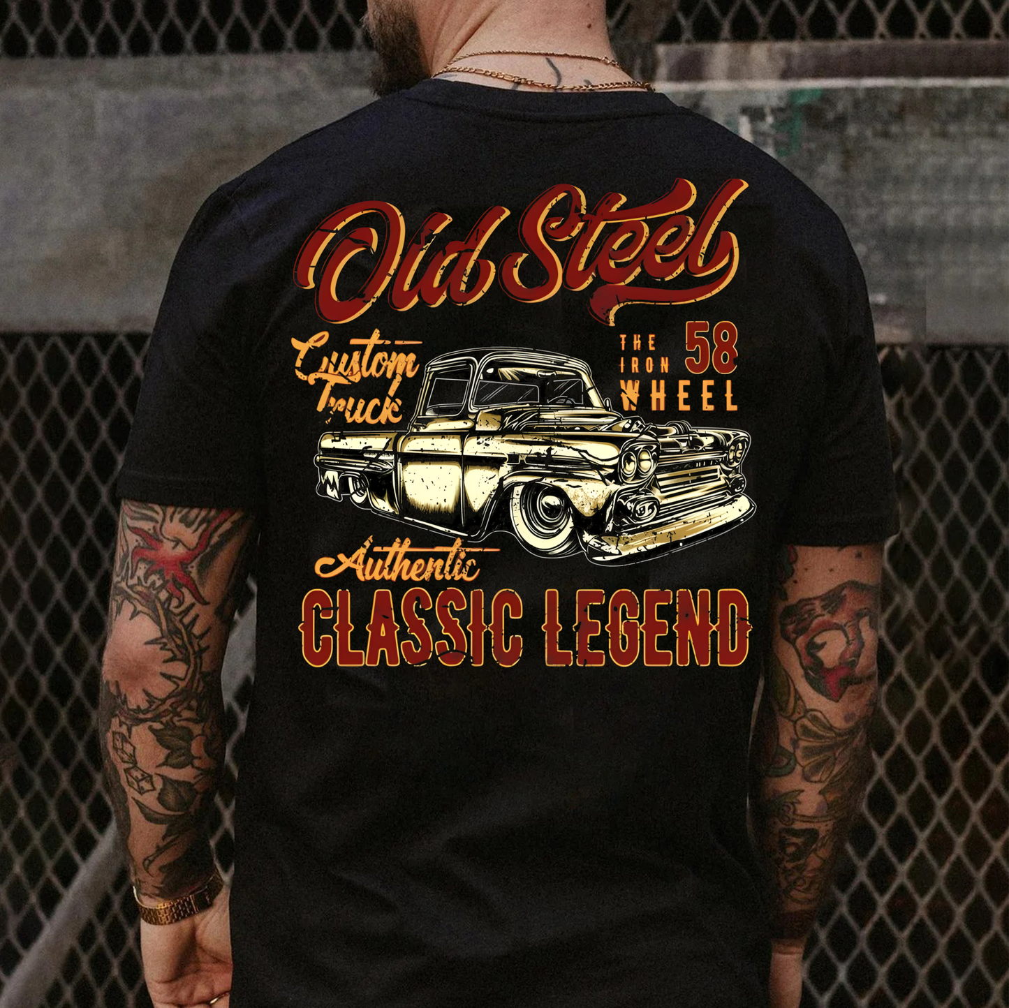 Sweatshirt Hoodie Or T-Shirt Gear Heads Old Steel Vintage