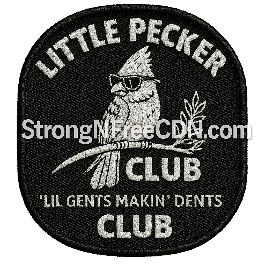 DTF Embroidered-Effect – Little Peckers