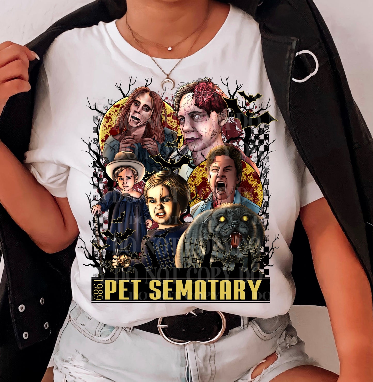 DTF Transfer Fall Halloween 1989 pet sematary