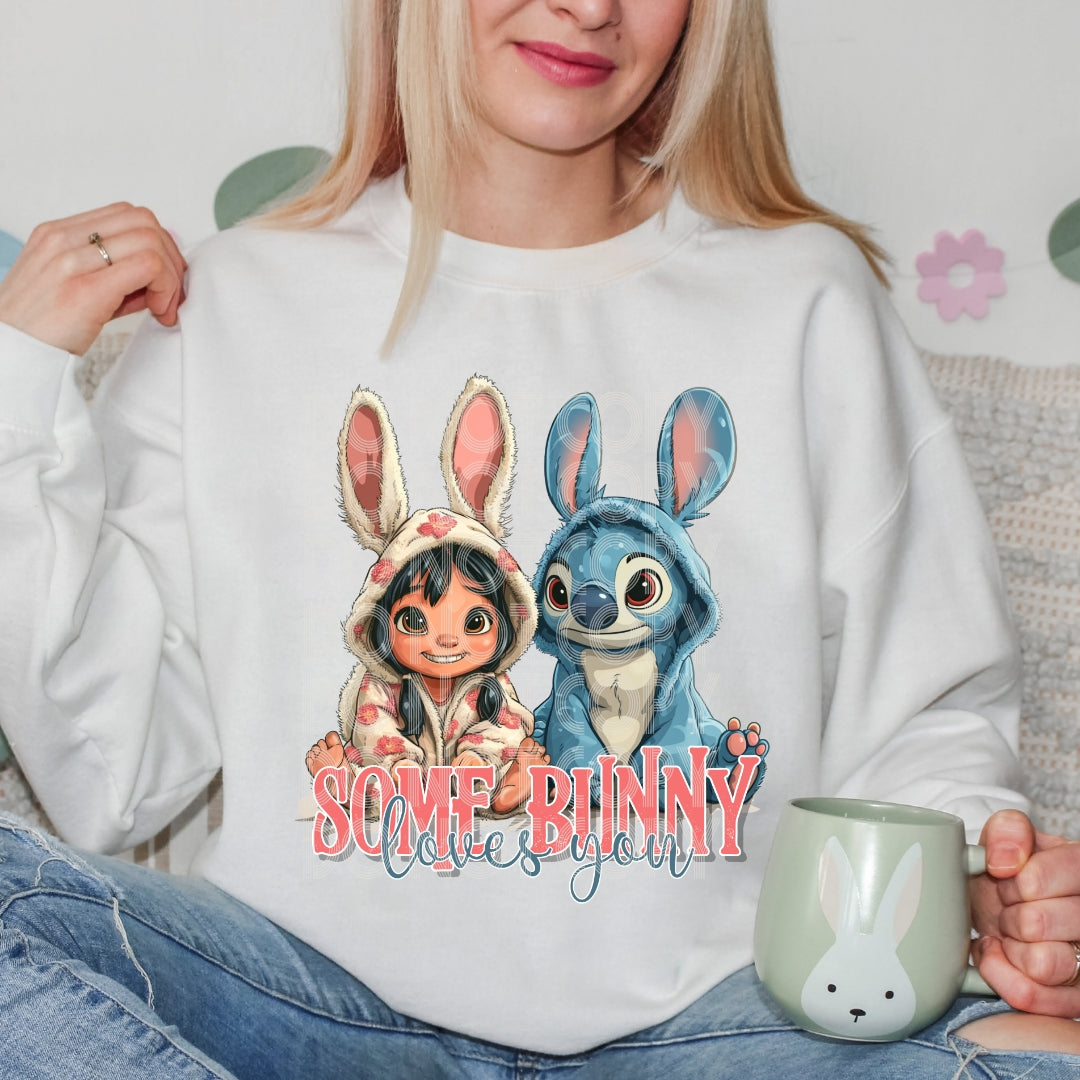 DTF Transfer Easter Some Bunny Love You
