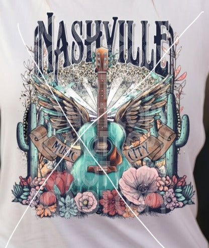 DTF Transfer Rustic Country Nashville