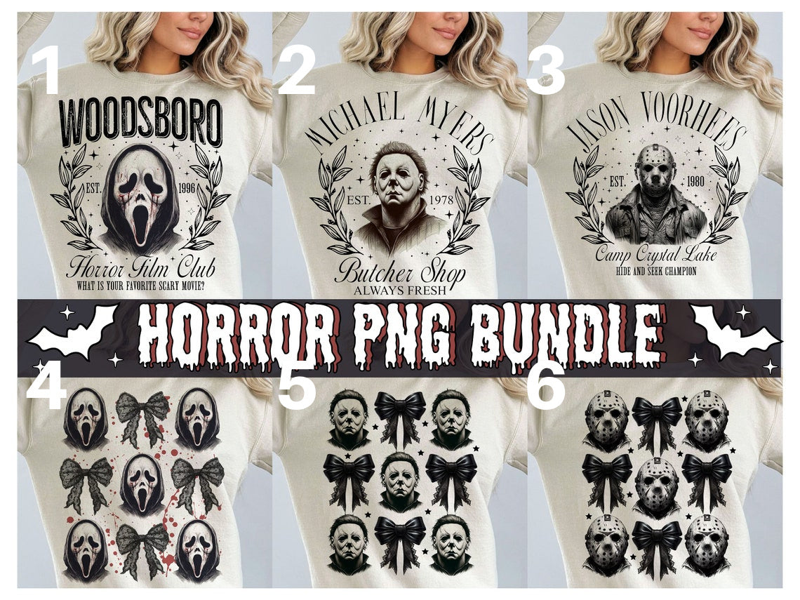 DTF Transfer Fall Halloween Six Design Bundle