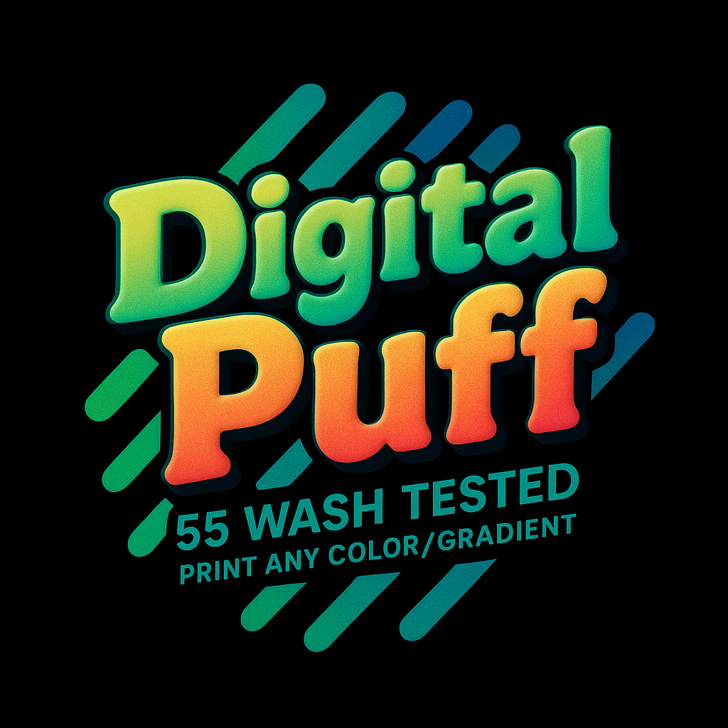 Full Color Digital Puff Print
