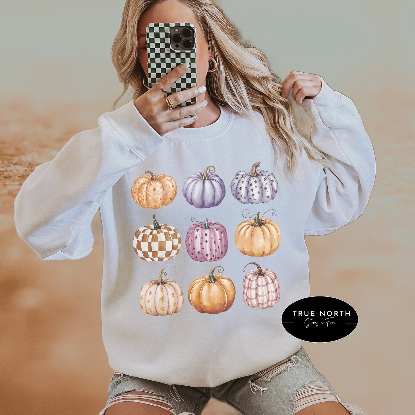 DTF Transfer Fall Country Pumpkins Home Decor Colors
