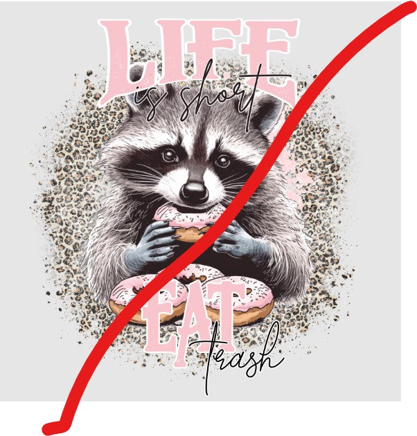 DTF Transfer Rustic Country Life Trash