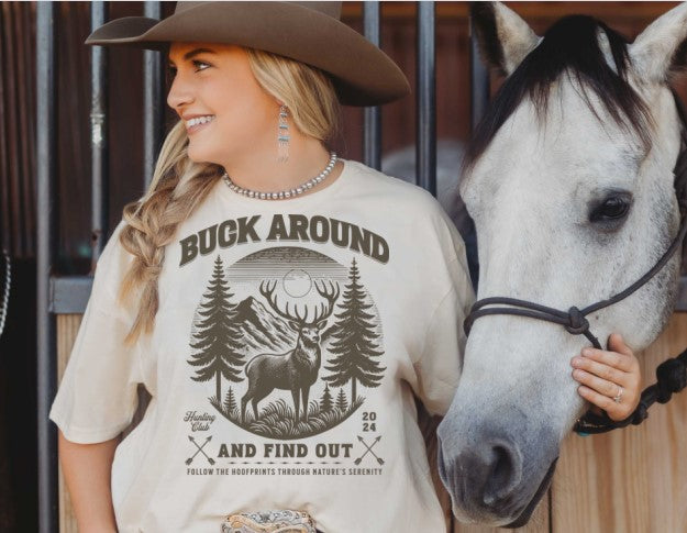 Country Buck T-Shirt or Sweatshirt Stylish Comfortable Find Out Here