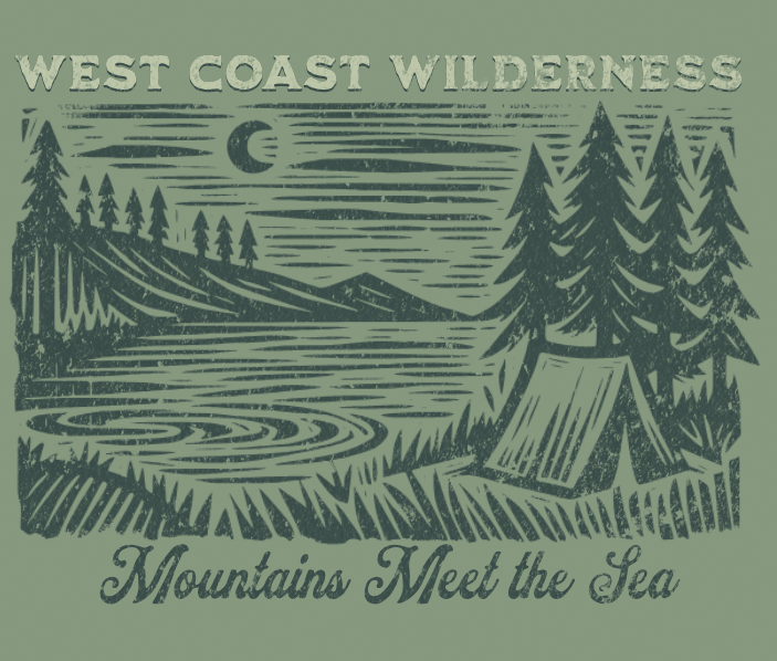 DTF Transfer True North Wilderness Lakes Beyond Count ✨Editable Transfer✨