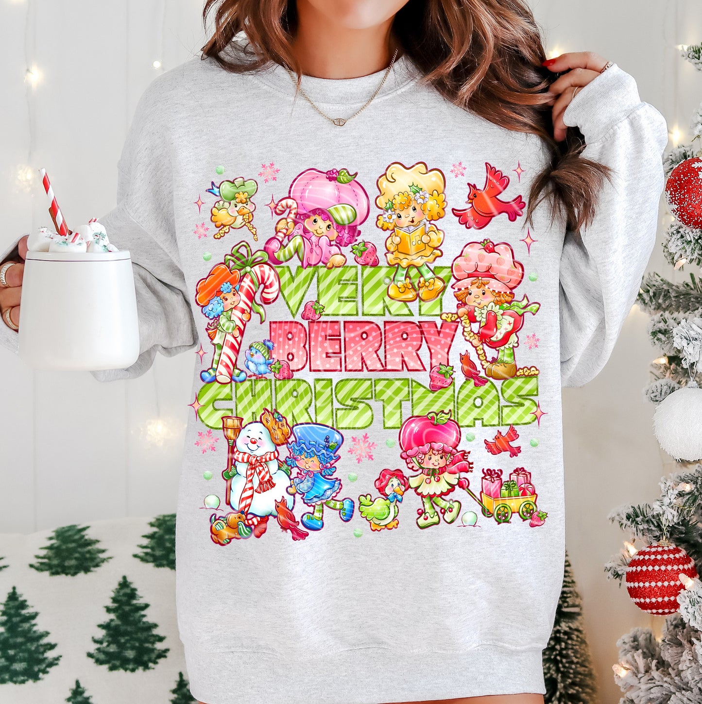 DTF Transfer Wreck the Halls with Schweeetz – Holiday Candy Chaos Design
