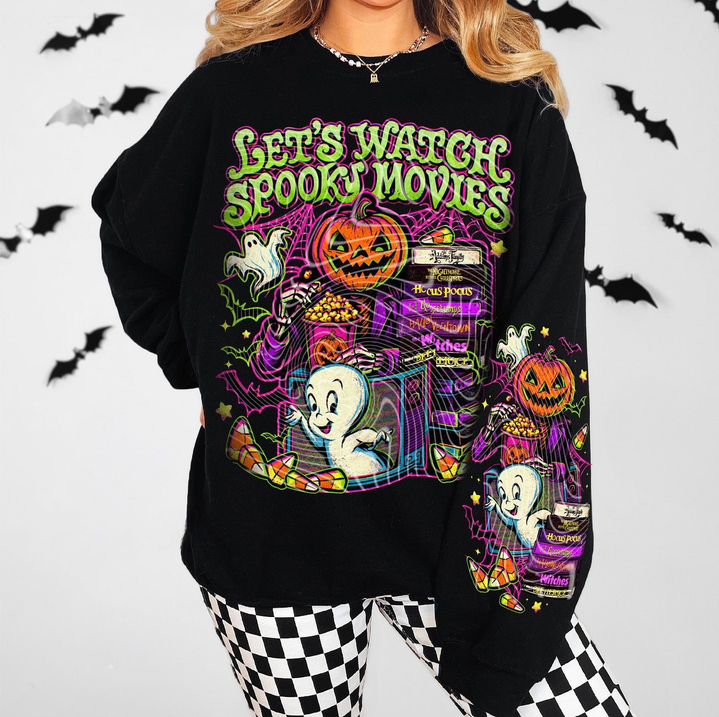 DTF Transfer Halloween – Let’s Watch Spooky Movies