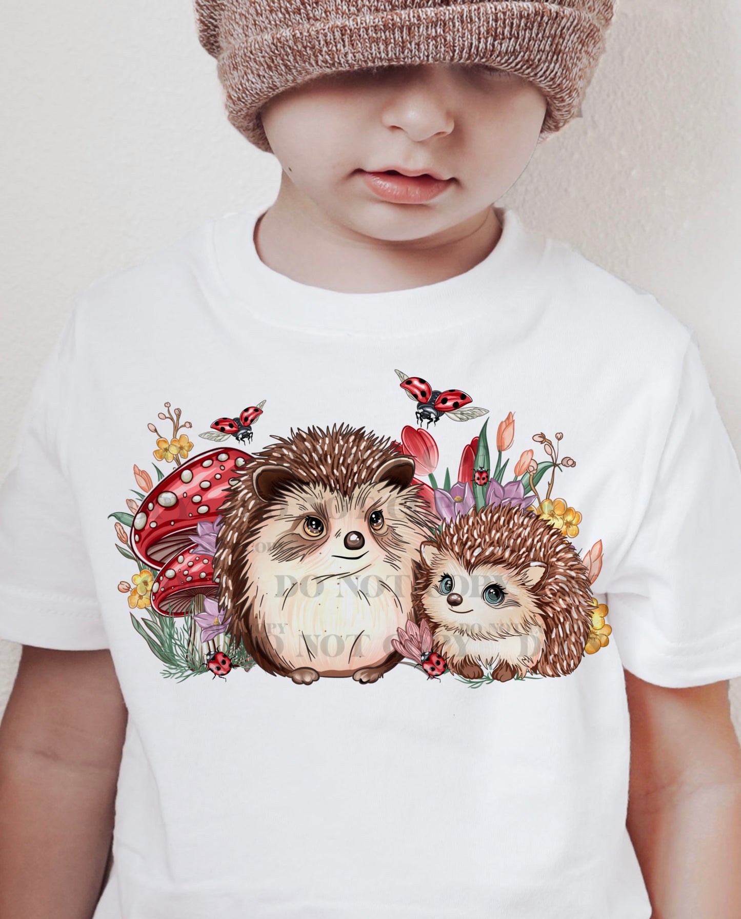 DTF Transfer Easter Hedge Hog Spring / With Sleeve Prints offered