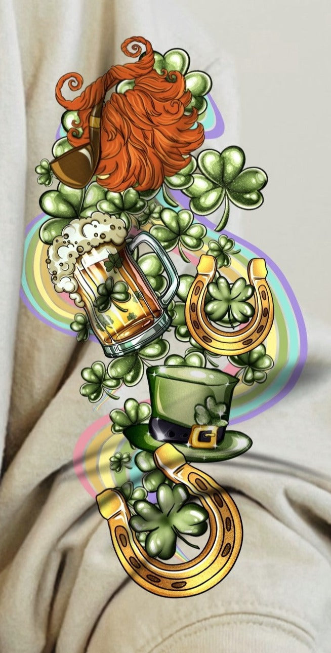 DTF Transfer St Patrick Day w/ Sleeve offered
