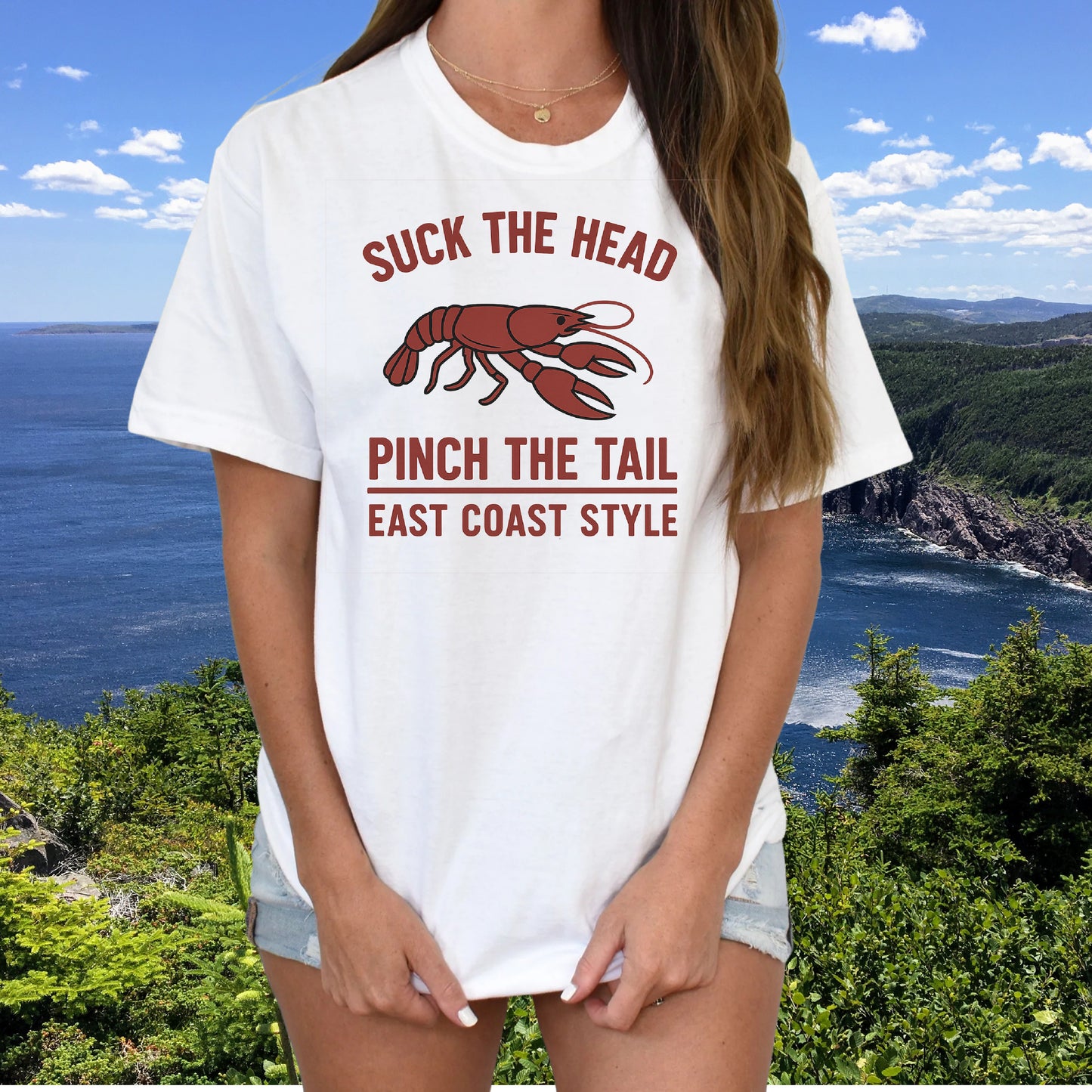 DTF Transfer Crawfish Boil – Suck the Head, Pinch the Tail Design