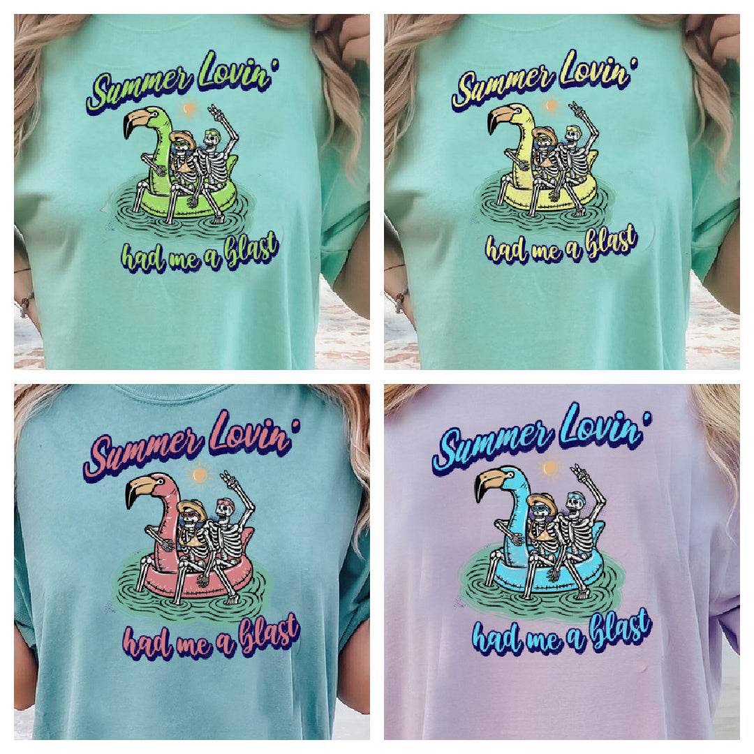 DTF Transfer Summer Love In - 4 Colors