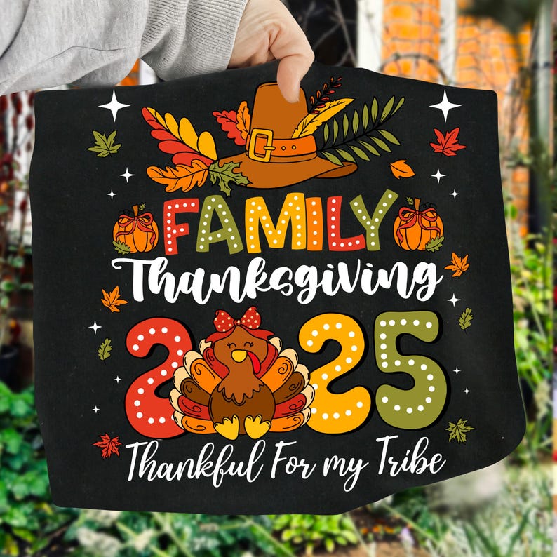 Family Thanksgiving 2025 – Funny Turkey Family Reunion tshirt – Matching Thanksgiving garment preview