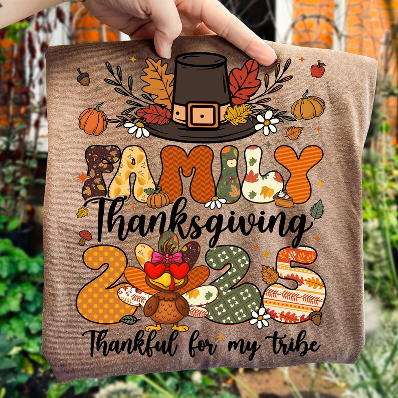 Family Thanksgiving 2025 – Funny Turkey Family Reunion Shirt – Matching Thanksgiving garment preview