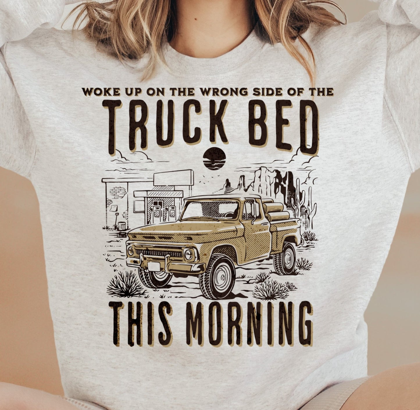 DTF Transfer Western Woke Up On the Wrong Side Of The Truck