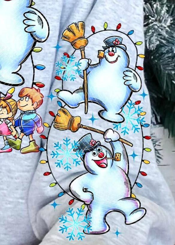 Sweatshirt Hoodie Or T-Shirt Christmas 'Happy Birthday!' Snowman Say