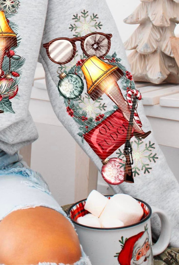 DTF Transfer Christmas A Christmas Story With Sleeve Print Offered