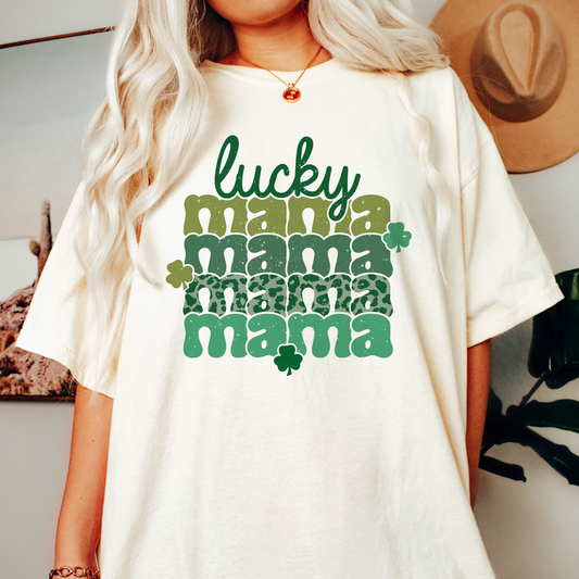 DTF Transfer St Patrick's Day Lucky Mama