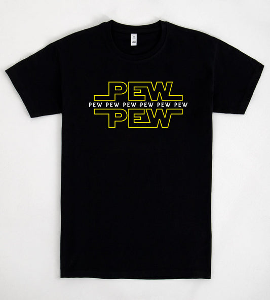DTF Transfer Vintage Pew Pew Pew