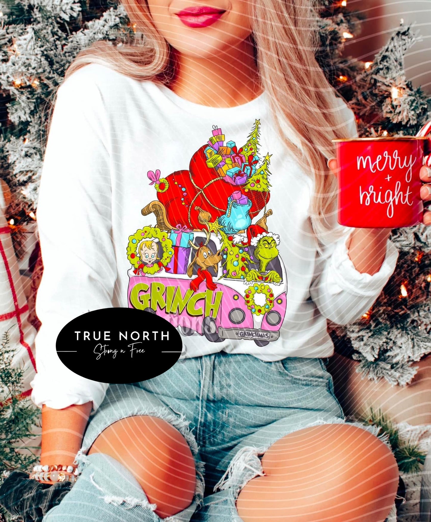 DTF Transfer Christmas Grinch Parody #5 Jumbo Print